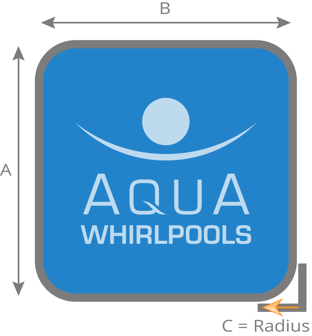 Notwendige Maßangaben für Ihre neue Whirlpool - Abdeckung